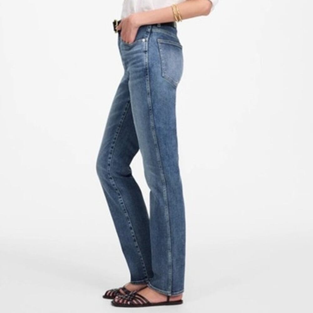 Madewell Stovepipe Jeans Womens 29 Blue Straight Leg‎ High Rise Denim